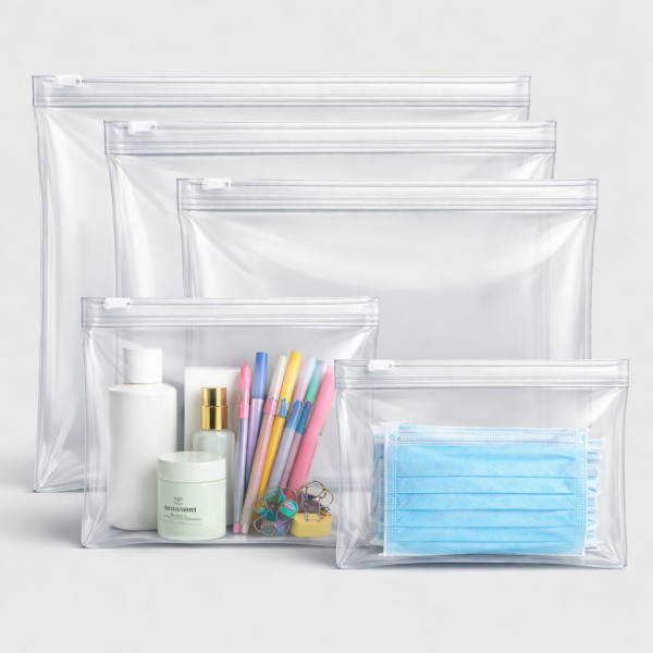 PVC Plastik Fermuarlı Çanta Üretimi